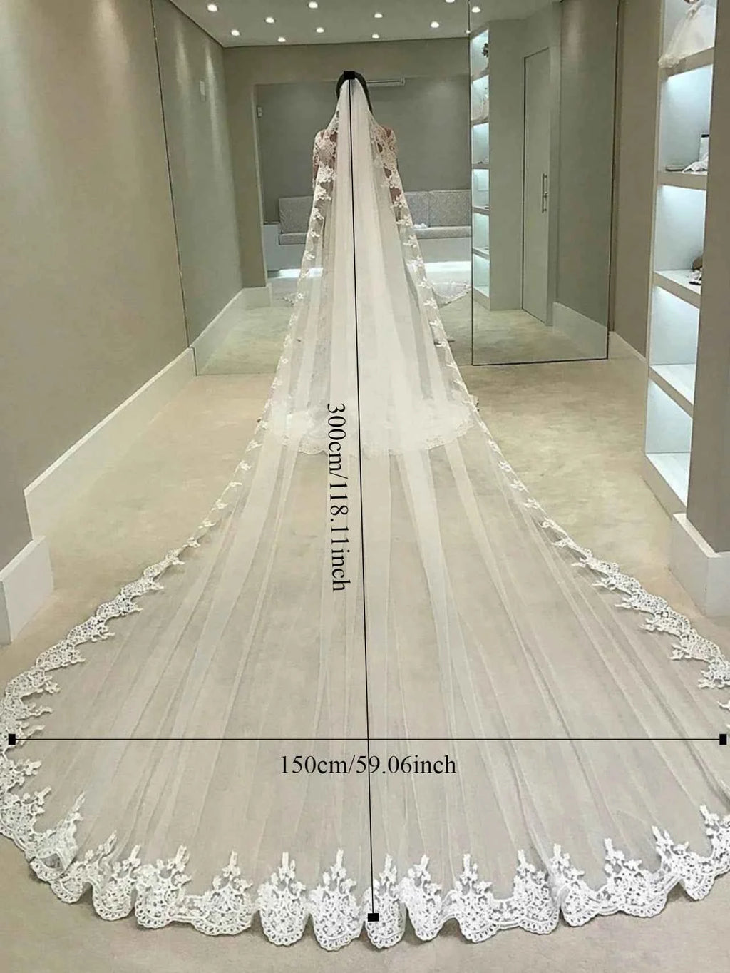 Voile de Mariage en Dentelle